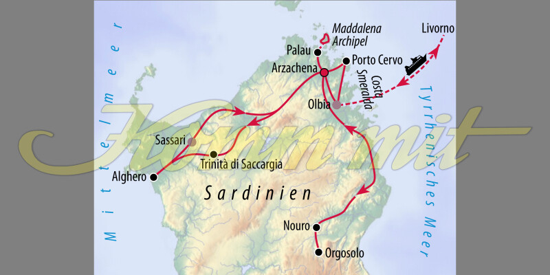 Sardinien Express • Zum Spitzenpreis auf die Trauminsel