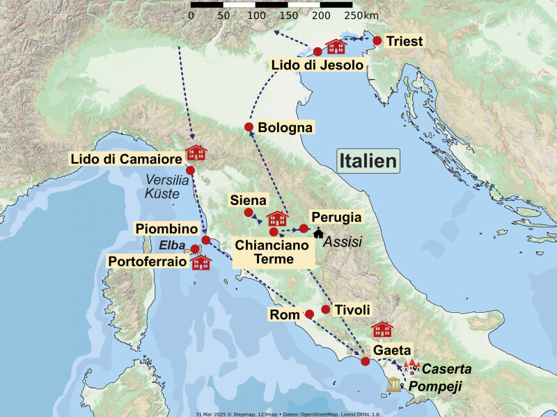 Italien-Rundreise