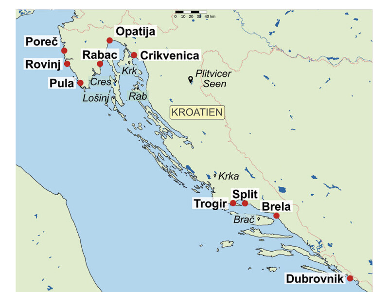 Kroatiens Inselparadies