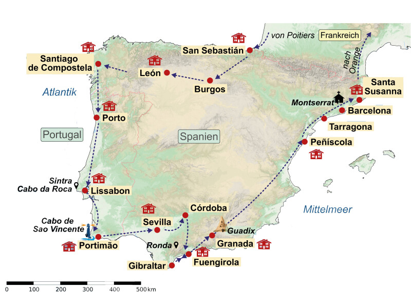 Spanien & Portugal Rundreise