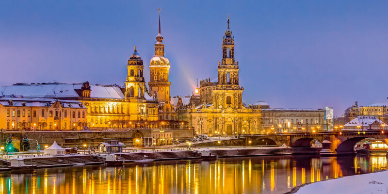 Weihnachten in Dresden Festtagsstimmung an der Elbe