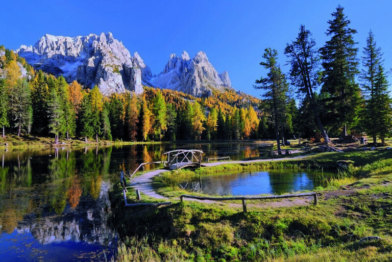 Goldener Herbst in Südtirol