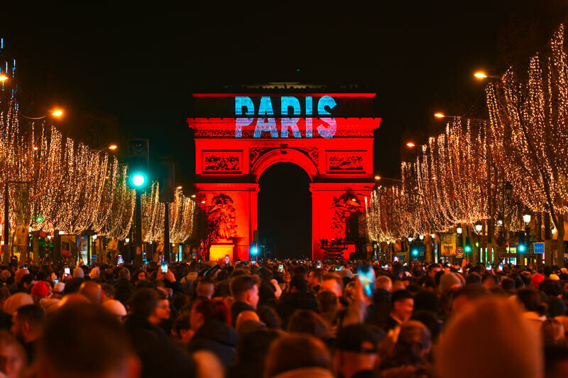 Paris über Silvester
