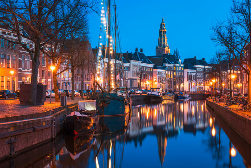 Weihnachtliches Groningen