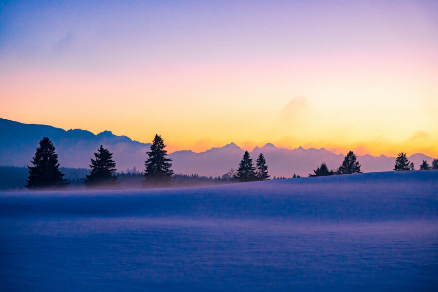 Schönes Voralpenland - Weihnachten in Oberbayern