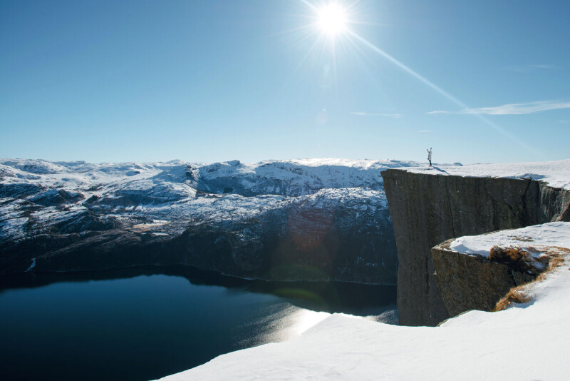 Idyllisches Norwegen - im skandinavischen Advent