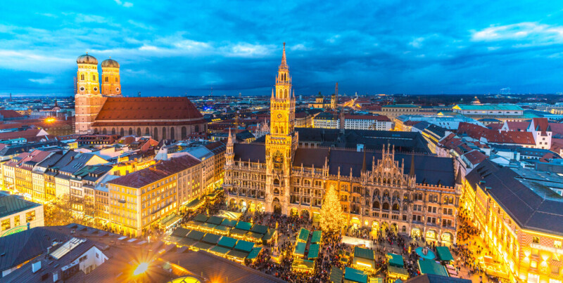 München zum Christkindlmarkt
