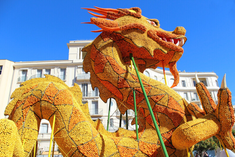Zitronenfest Menton und Karneval in Nizza