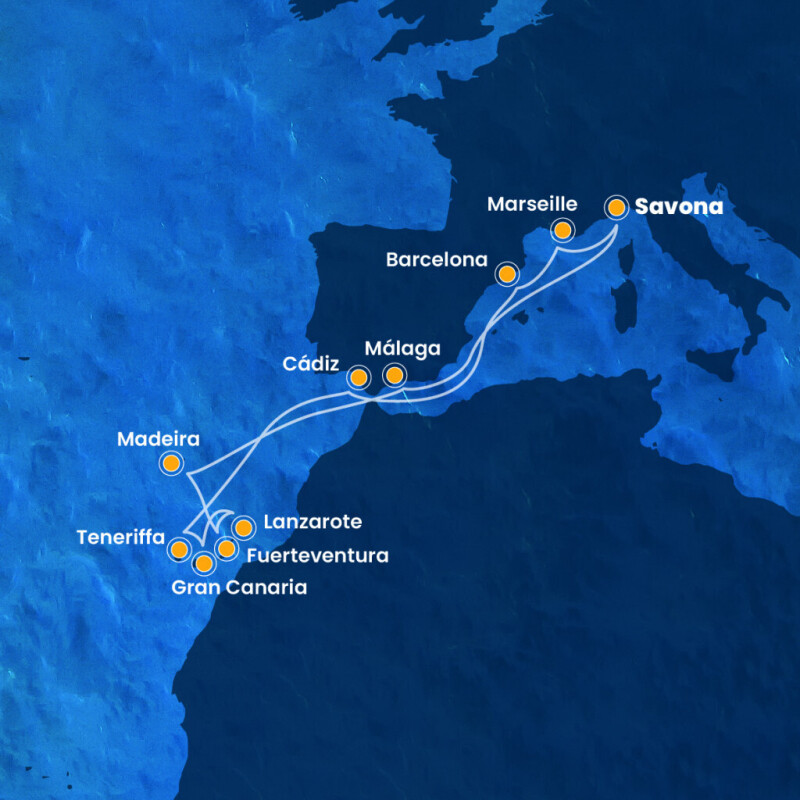 Costa Fortuna - Kanaren, Madeira und Westliches Mittelmeer