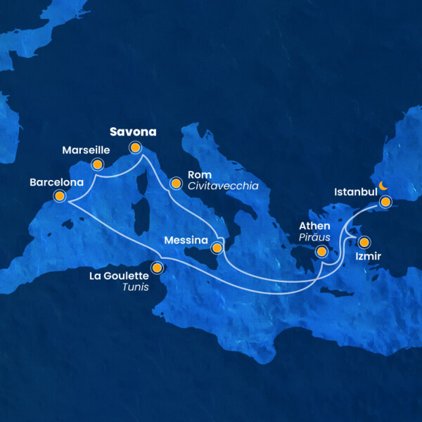 Costa Fortuna - Östliches und Westliches Mittelmeer - NEU: inkl. Getränkearrangement