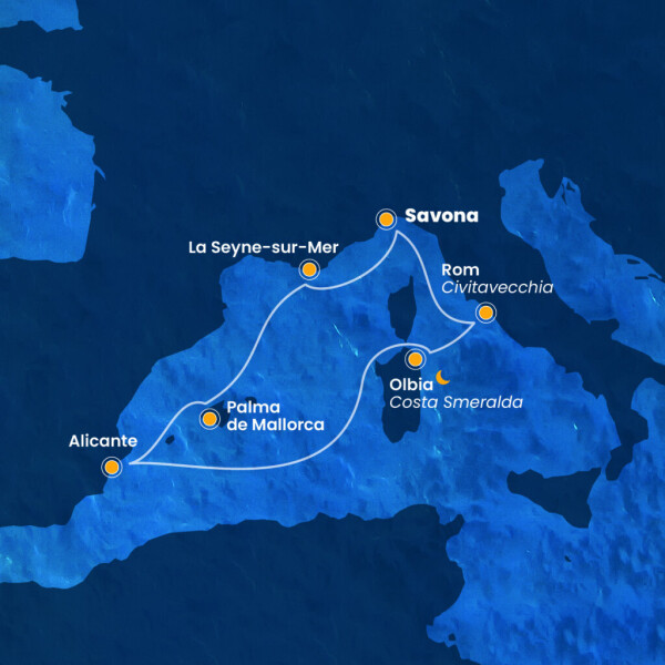 Costa Pacifica - Westliches Mittelmeer - NEU: inkl. Getränkearrangement